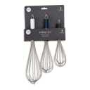 Whisk Set of 3 Stainless Steel