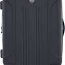 Travelers Club Chicago Hardside Expandable Spinner Luggage, Black, 22" Carry-On, 1-Piece