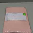 Royale Linens 100% Organic Cotton Fitted Sheet - Percale Weave - Super Soft Deep Pocket Bottom Sheets - Pink Elastic Sheet Twin Size - Twin Fitted Sheets Only - (39"x75"+15", Pink)