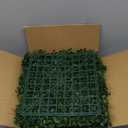 Artificial Grass Wall Panel Backdrop,10" X 10" 12P(8.4 sqft) UV-Anti Greenery Boxwood Panels for Indoor Outdoor Green Wall Decor & Ivy Fence Covering Privacy