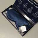 TheSleepGuard Pure Silk Sleep Mask [100% 6A Mulberry Silk, 22 Momme] Light Blocking Travel Essentials. Eye Masks for Sleeping. Black Oeko-Tex Blindfold. Eye Covers for Men & Women (Midnight Navy)