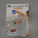 iPlay, iLearn Baby Bath Toy for Toddlers 1-3, Kids Bathtub Water Toy Set 6 8 9 12 Month W/ Shower Cup, Crab, Bird, Cloud & Wind Up Boat, Infant Fun Summer Pool Birthday Gift 2 3 4 Year Old Boys Girls