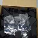 Meanplan 50 Pcs Arm Badge Holder Armband ID Badge Holder Bulk Visibility PVC with Adjustable Belt Elastic Armband Clear Name Tag for Work Pass, Postcards, Universal Size(Black)