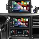 2+64GB Radio for Chevrolet Chevy Silverado 2003 2004 2005 2006,Hummer H2 2003-2007,Tahoe GMC Sierra Yukon 2003-2006,7 inch HD Touchscreen Car Stereo with Wireless CarPlay & Android Auto WiFi GPS FM