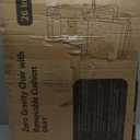 Suteck Zero Gravity Chair, Reclining Camping Lounge Chair w/Removable Cushion, Upgraded Lock and Cup Holder, Reclining Patio Chairs Folding Recliner for Indoor and Outdoor (Dove Gray)