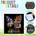 48 Pcs Hispanic Heritage Month Notepads Bulk National Latin American Memo Pads National Heritage Month Mini Notepad Small Paper Pocket Notebook for Gift Party Favor Spanish Office Supply