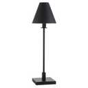 Blackened Bronze Metal Table Lamp with Metal Shade