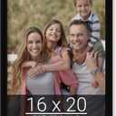 wallsthatspeak 16x20 Black Picture Frame for Puzzles Posters Photos or Artwork