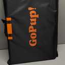 Back Seat Extender for Dogs, Waterproof Dog Car Seat Cover for Back Seat with Hard Bottom, 2025 Upgraded Material, Anti Scratch, Safer, Easy to Use and Clean, Holds 400lbs (Large, Black+Orange)