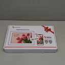 Frameo 10.1" Digital Picture Frame with 32GB Memory WiFi Electronic Photo Frame Wood 1280 x 800 IPS Touch Screen Auto-Rotate Slideshow Wall Mountable Share Photos/Video Remotely Anywhere