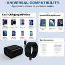FEEL2NICE iPhone Charger Fast Charging 2 Pack Type C Wall Charger Block with 2 Pack [6FT&10FT] Long USB C to Lightning Cable for iPhone 14/13/12/12 Pro Max/11/Xs Max/XR/X,AirPods Pro,Black