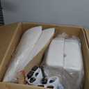 COLAMY Upholstered Dining Chairs Set of 2, Mid Century Modern Kitchen Chairs with Back, Farmhouse Fabric Side Dining Room Chairs with Wood Legs for Dining Room Restaurant, Beige