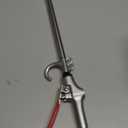 High Volume Powerful Industrial Air Blow Gun, 17-26 Inch Extensible Stainless Steel Air Flow Nozzle, Pneumatic Air Compressor Accessories Tool, Extended Dust Air Blower Gun with 360 Degree Swivel Hook