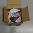 muso wood Business Card Holder for Desk, Wooden Creative Business Card Display for Desk, Wood Business Card Stand for Office, Tabletop (Walnut 1pack)