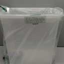 IRIS USA 30 Lbs / 33 Qt WeatherPro Airtight Pet Food Storage Container with Attachable Casters, For Dog Cat Bird and Other Pet Food Storage Bin, Keep Fresh, Translucent Body, Easy Mobility, Navy