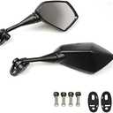 Mamiko Motorcycle Rear View Mirrors Compatible with CBR300R CBR500R CBR600 F4 F4I CBR600RR CBR1000RR CBR900 CBR919 CBR929 CBR954 VTR1000 GT125R GT250R GT650R GT650S Rear Mirror Replacement