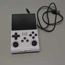 R40S PRO Retro Gaming Console, 30000+ HD Games Handheld Game Console, 3800mAh Rechargeable Mini Retro Video Console with 256GB TF Card, Portable Pocket Arcade (White)