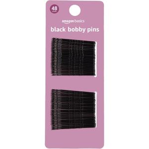 48 count, Black High, Gloss Bobby Pins for Pain Free, Comfortable, All-Day Styling and UpDos. For All Hair Types 3 Pack