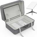 Starlink Gen 2 Carrying CaseOutdoor Travel Case for Standard Starlink V2 Accessories Semi-Rigid EVA Compact InteriorLarge CapacityHolds Starlink V2 Dish & Router & Cable & Mount & Power Supply