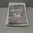 Pinch Pleated Curtain 84 Inch - 2 Panels Semi Sheer Linen Curtains with Hooks for Living Room Bedroom, Natural Textured Boho Window Treatment for Light Filtering, 40x84