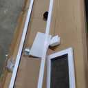 PetSafe Sliding Glass Pet Door - No-Cut DIY Install Doggy Door for Renters - Aluminum Frame - Adjustable Height 91 7/16" to 96" - Ideal for Medium Dogs Up to 40 lb - White