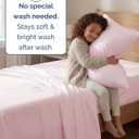 Twin Size 3 Piece Sheet Set - Comfy Breathable & Cooling Sheets - Hotel Luxury Bed Sheets for Women & Men - Deep Pockets, Easy-Fit, Soft & Wrinkle Free Sheets - Lavender Pink Oeko-Tex Bed Sheet Set