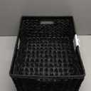 GRANNY SAYS Storage Basket for Organizing, Wicker Storage Basket for Shelf, Large Wicker Baskets for Organization, Decorative Baskets for Living Room and Entryway, 1-Pack