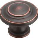 Amerock | Cabinet Knob | Oil Rubbed Bronze | 1-5/16 inch (33 mm) Diameter | Inspirations | 10 Pack | Drawer Knob | Cabinet Hardware