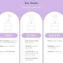 Boy Smells Violet Ends Candle - Aromatic Candle for Home with Rhubarb, Violet and Smoked Papyrus - Cotton Wick