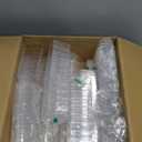 340 Pack Plastic Mini Dessert Cups with Lids and Spoons,5oz Clear Yogurt Parfait Cups,Appetizer Cups for Party,Reusable Square and Round Goblet -Shooter Cups for Ice Cream Fruit Cake Pudding Cups