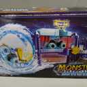 Monster Jam, Megalodon Monster Wash, Includes Color-Changing Truck, Interactive Water Play Kids Toys for Aged 3 and Up