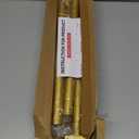 Gold Shower Curtain Rod 31-79 Inches Non-Slip Shower Rod Tension Mounted No Drill Shower Curtain Rods Spring Tension Rod Adjustable Tension Curtain Rod for Windows Bathroom