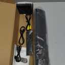 Portable Sound Bar for TV/PC, 105dB Bluetooth 5.0 Wireless & Wired Soundbar with 2200 mAh Battery, 3D Surround Sound Home Theater Built-in Subwoofer with Remote Control for Projectors/Phones/Tablets