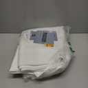 H.VERSAILTEX White Curtains 84 inches Long for Living Room Thermal Insulated Room Darkening Window Treatment Panels Drapes Light Reducing Curtains for Bedroom, 2 Panels, 52" W x 84" L, White