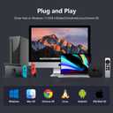 tiavalmax USB C to Ethernet Internet Adapter 5Gbps, 2-in-1 Aluminum USB 3.0 Type A/ Type C to RJ45 LAN Network Adapter Compatible with Nintendo Switch, Smrtphone, Laptop, PC, MacBook, Windows, macOS, Linux