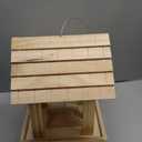 North States - Wood Chalet Bird Feeder: Wooden Bird Feeder for Outdoors, Holds 4.5 Pounds of Seed