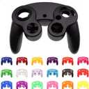 Replacement Handle Housing Cover Shell Case for NGC Gamecube Controller Games Handle Protective Case (Clear Yellow)