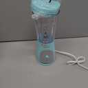 Mueller Personal Blender for Shakes and Smoothies with 15 Oz Travel Cup and Lid, Juices, Baby Food, Heavy-Duty Portable Blender & Food Processor, Turquoise