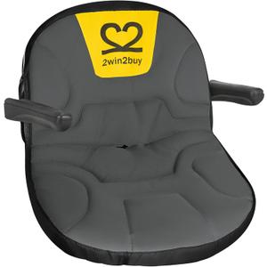 Riding Lawn Mower Seat Cover, Heavy Duty 600D Polyester Oxford Tractor Seat Cover with Padded Cushion Surface, Durable Waterproof Seat Cover Fits Craftsman,Cub Cadet,Kubota Lawn Mower Tractor