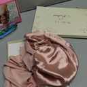 YANIBEST Adjustable Satin Bonnet for Sleeping Women Double Layer Hair Wrap Reduce Friction Prevent Frizz Natural Curly Hair (Large, Blush Pink)