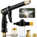 Jet Nozzle Power Washer for Garden Hose, Upgrade Pressure Washer Wand, Adjustable High Pressure Water Nozzle for Car Washing Patio Garden Outdoor Cleaning
