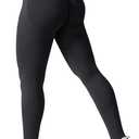 VOYJOY Women Seamless Impact Leggings Scrunch Workout Leggings Medium Waist Tummy Control Butt Lifting Gym Yoga Pants (Small, Black)