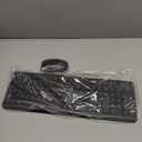 Wireless Keyboard and Mouse Combo, Full Size Silent Ergonomic Keyboard and Mouse, Long Battery Life, Optical Mouse, 2.4G Lag-Free Cordless Mice Keyboard for Computer, Mac, Laptop, PC, Windows (Black)