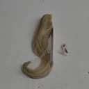 Clip in Ponytail Extension Dirty Blonde 18 Inch Pony Tails Hair Extensions for Women Long Straight Curly Tail Ponytail Hair piece Synthetic Fake Versatile Pony