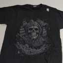Skull & Crossbones, Pirate Vintage T-Shirt, Size: S