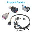 JDMON Fuel Injector Wiring Harness Compatible with 2001-2003 Chrysler Town & Country/Voyager, Dodge Caravan/Grand Caravan 3.3L/3.8L V6 - Replaces OEM 911-089, 4868408AC, 4868408AD