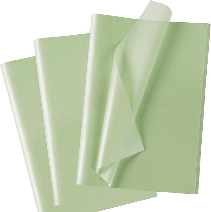 60 Sheets Gift Wrapping Tissue Paper Bulk, Mint Green Tissue Paper for Gift Bags, Decorative Art Papers for DIY Crafts Wedding Birthday Baby Showers Holiday Party Decor, 20x14 Inches