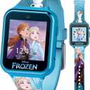 Accutime Kids Disney Frozen Smart Watch with Camera for Kids and Toddlers - Interactive Smartwatch for Boys & Girls with Games, Voice Recorder, Calculator, Pedometer, Alarm, Stopwatch (Turquoise)