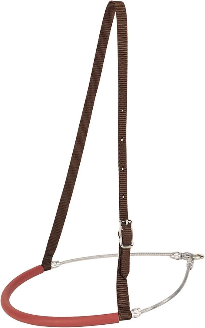 Weaver Leather Cable Noseband Brown, Average