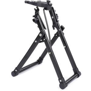 Ejoyous Wheel Truing Stand, Foldable Maintenance Holder Stand, Sturdy Cycling Repair Stand Accessory Fit for 16 to 29 Inch Wheel